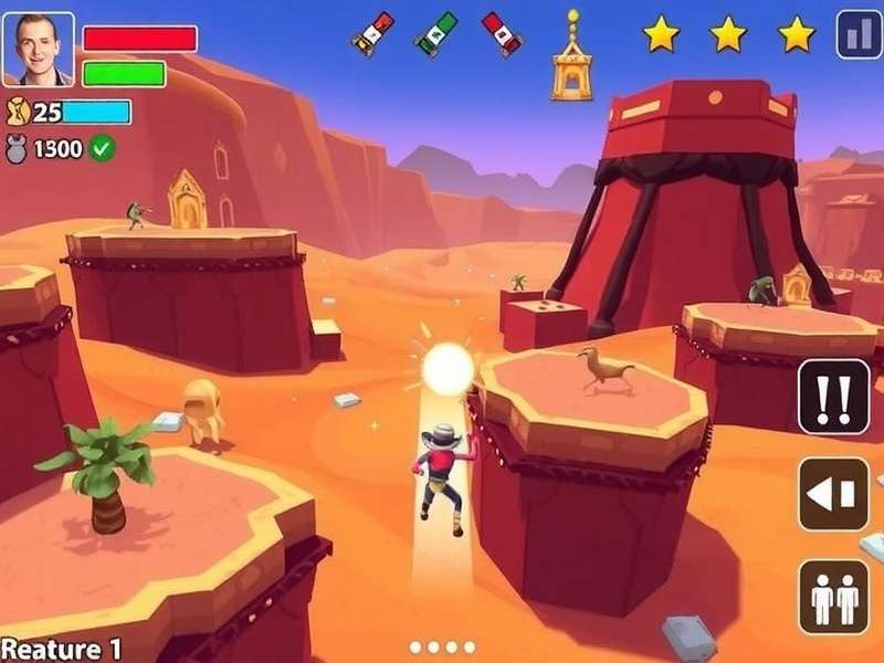 High-speed desert racing action in Desert Run Prodigy Desert Run Prodigy Gameplay Screenshot